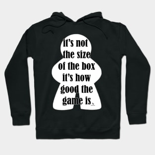 Not The Size Of Game Box Fun Slogan Hoodie